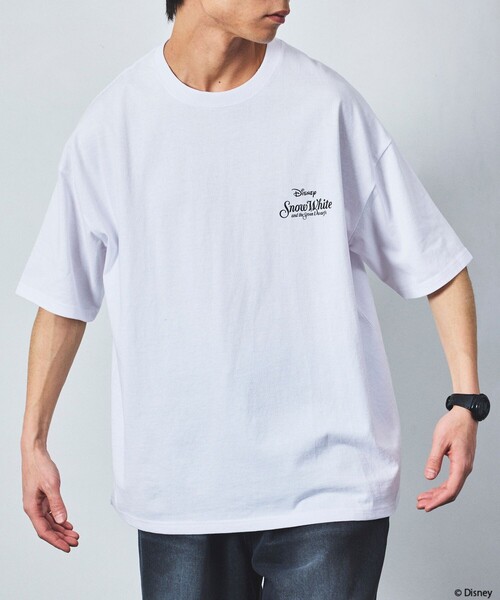 FREAK'S STORE（フリークスストア）の「限定展開/DISNEY ディズニー 白雪姫/別注 バックプリント クルーネックTシャツ（Tシャツ/カットソー・メンズ・ネイビー/ブラック/ホワイト・LARGE/MEDIUM/SMALL）」の19枚目の写真
