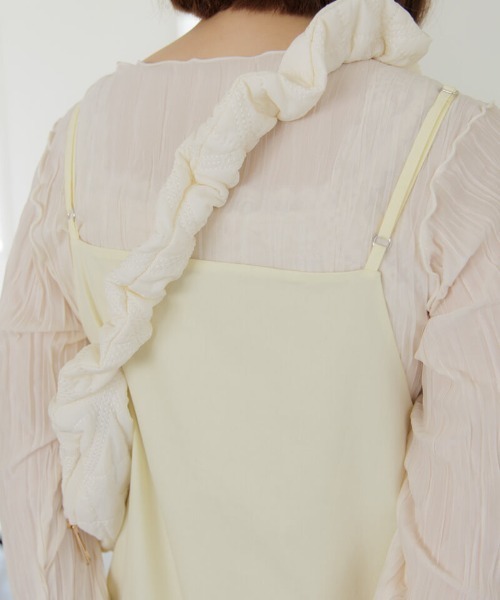 flower（フラワー）の「サニーキャミワンピース（ワンピース・レディース・イエロー/ホワイト・FREE）」の9枚目の写真