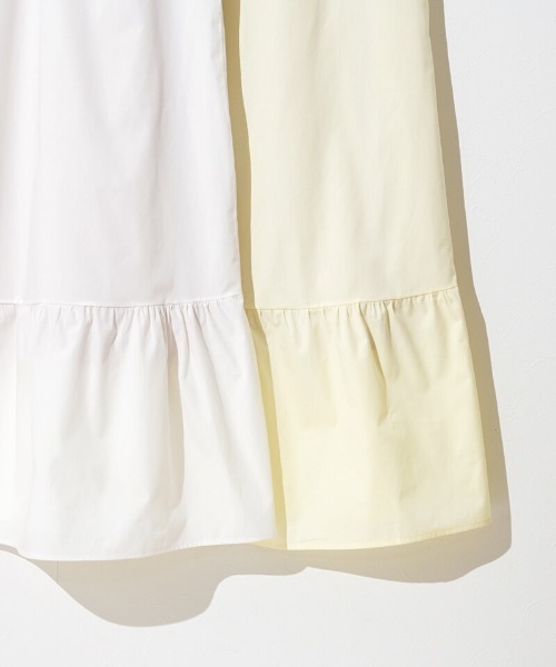 flower（フラワー）の「サニーキャミワンピース（ワンピース・レディース・イエロー/ホワイト・FREE）」の20枚目の写真