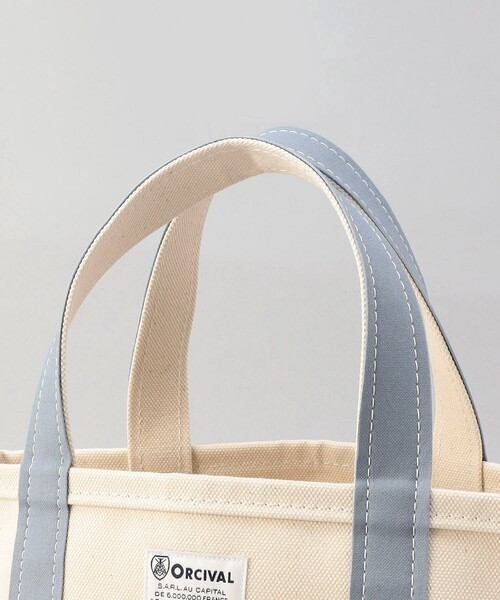 FREAK'S STORE（フリークスストア）の「ORCIVAL/オーシバル 限定展開　キャンバストート S（トートバッグ・レディース・ナチュラル/チャコールグレー/オフホワイト/サックスブルー/ダークグレー/ベージュ/キャメル/ライトグレー・ONE SIZE）」の12枚目の写真