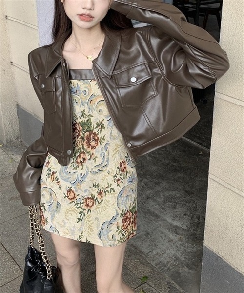 Dream garden（ドリームガーデン）の「PUレザージャケット（ライダース