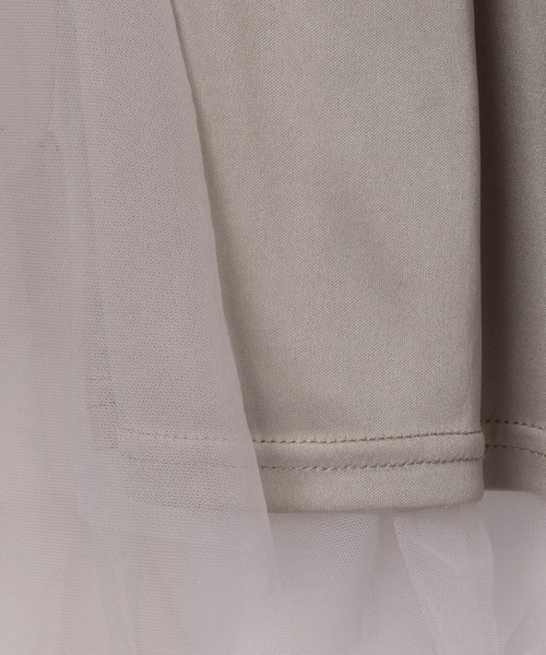 Heather（ヘザー）の「ボリュームチュールロングスカート　120001（スカート・レディース・グレー/アイボリー/ブラック・FREE）」の12枚目の写真