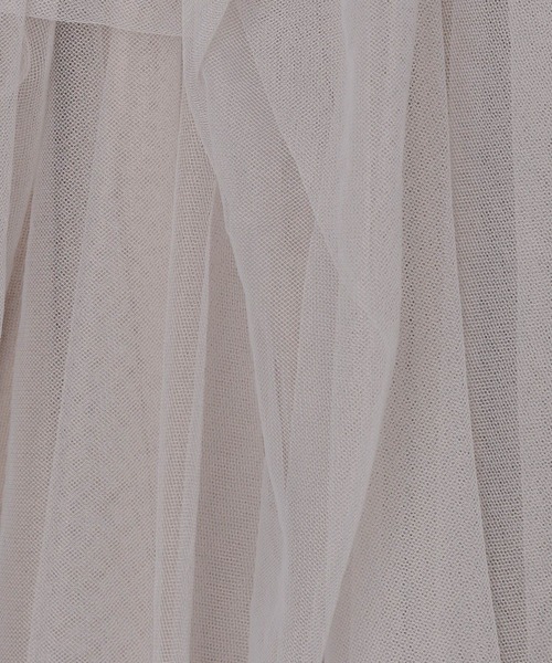 Heather（ヘザー）の「ボリュームチュールロングスカート　120001（スカート・レディース・グレー/アイボリー/ブラック・FREE）」の14枚目の写真