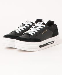 le coq sportif（ルコックスポルティフ）の「le coq sportif ルコックスポルティフ LA ROLAND PF【幅広3E】レディーススニーカー 厚底(ラローランPF) QL3XJC05BK ブラック（スニーカー）」