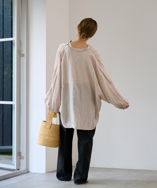 フレームワーク　リネンMIXストレートパンツ34 FRAMeWORK（フレームワーク）の「≪追加≫リネンMIXストレート