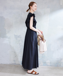 SLOBE IENA（スローブイエナ）の「ピンタックフリルワンピース