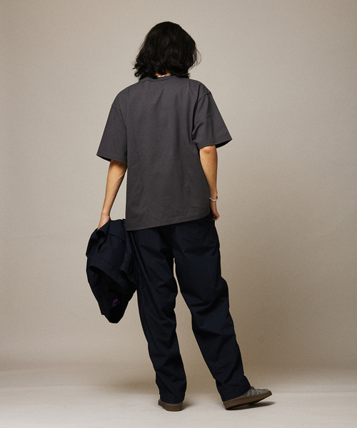 JOURNAL STANDARD（ジャーナルスタンダード）の「US COTTON 14S 汗染み防止 Tシャツ（Tシャツ/カットソー・メンズ・ブラック系その他/ホワイト/ライトグレー/ライトグリーン/ホワイト系その他/パープル系その他・SMALL/MEDIUM/LARGE/X-LARGE）」の9枚目の写真