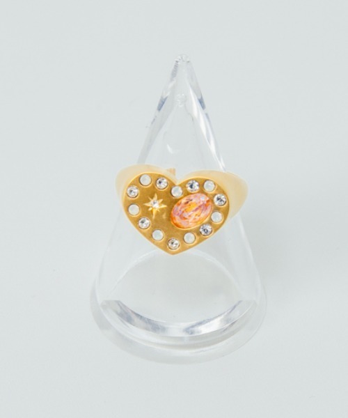 whim(ウィム)の「【NEW】Heart stone embed ring(リング・レディース・ゴールド/シルバー・#9/#13)」の6枚目の写真