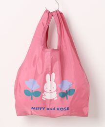 【 miffy 】 dick buruna  ブルーナローズ マルシェエコバッグ イン ポーチ