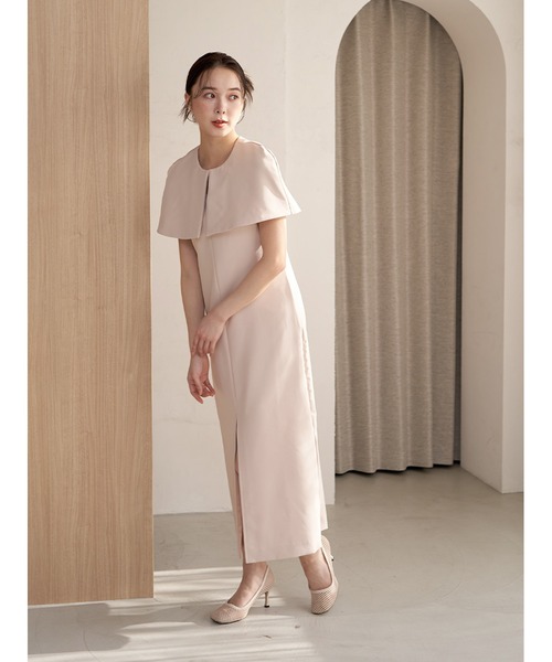 セール】＜尾崎真衣さんコラボ＞2WAYケープセットワンピース