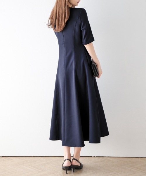 SUGAR BISKET(シュガービスケット)の「フレアミモレ丈ワンピース(ワンピース・レディース・ブラック/ラベンダー/ネイビー・M/L)」の11枚目の写真