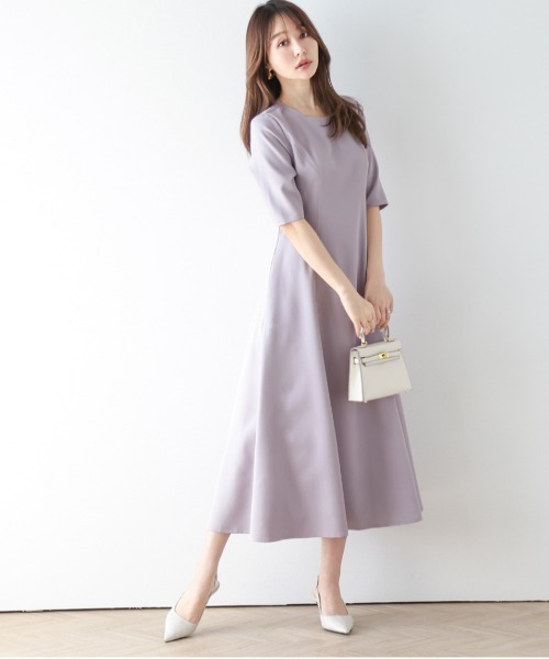 SUGAR BISKET(シュガービスケット)の「フレアミモレ丈ワンピース(ワンピース・レディース・ブラック/ラベンダー/ネイビー・M/L)」の14枚目の写真