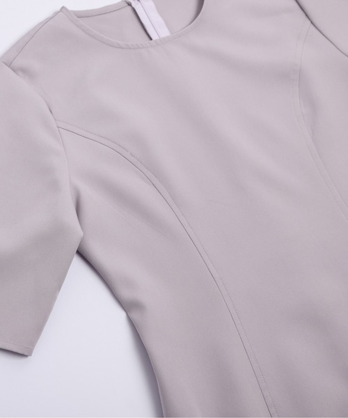 SUGAR BISKET(シュガービスケット)の「フレアミモレ丈ワンピース(ワンピース・レディース・ブラック/ラベンダー/ネイビー・M/L)」の19枚目の写真