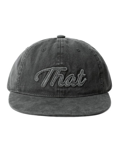 thisisneverthat（ディスイズネバーザット）の「Overdyed That Cap（キャップ・メンズ・ブラック/レッド・FREE）」の3枚目の写真