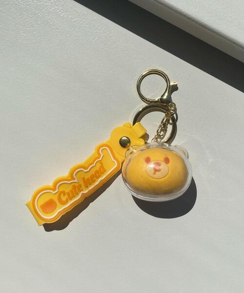 WEGO（ウィゴー）の「WEGO/クリアアニマルフェイスキーホルダー