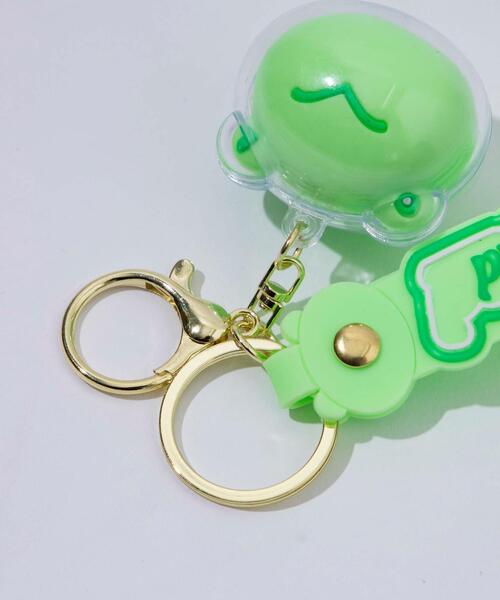 WEGO（ウィゴー）の「WEGO/クリアアニマルフェイスキーホルダー