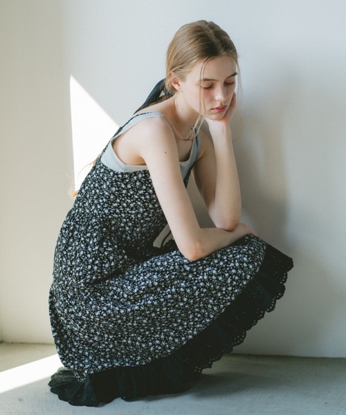 idem（イデム）の「【 新色追加 】lace cami onepiece/レースキャミワンピース（ワンピース・レディース・アイボリー/ブラック/ナチュラル/ブラウン/レッド/グリーン/その他1/イエロー/ブルー/クリーム/その他2・FREE）」の11枚目の写真