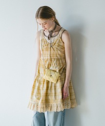 idem（イデム）の「【 新色追加 】lace cami onepiece/レースキャミワンピース（ワンピース）」