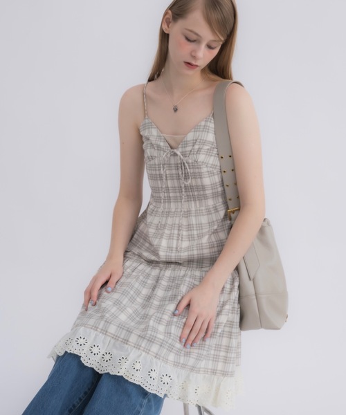idem レースキャミワンピース lace cami onepiece lace cami onepiece/レースキャミワンピース（ワンピース