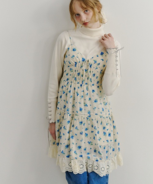 lace cami onepiece/レースキャミワンピース（ワンピース