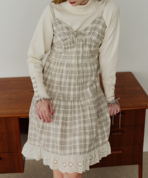 lace cami onepiece/レースキャミワンピース（ワンピース