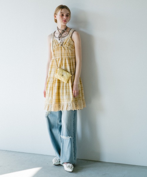 新色追加 】lace cami onepiece/レースキャミワンピース（ワンピース