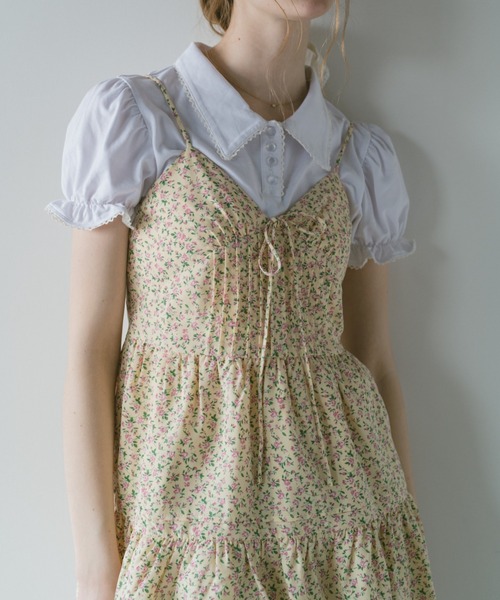 【新品タグ付き】idem レースキャミワンピース 新色追加 】lace cami onepiece/レースキャミワンピース（ワンピース