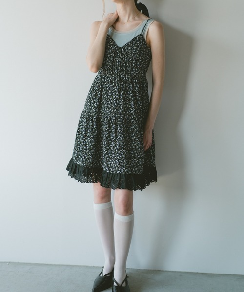 新色追加 】lace cami onepiece/レースキャミワンピース（ワンピース