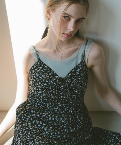 【新品タグ付き】idem レースキャミワンピース 新色追加 】lace cami onepiece/レースキャミワンピース（ワンピース