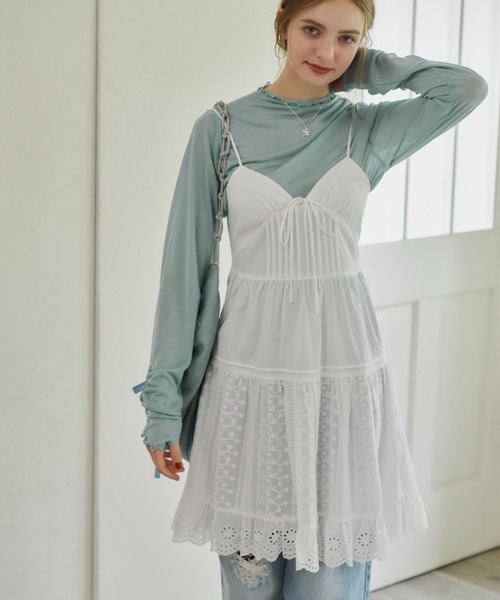 lace cami onepiece/レースキャミワンピース（ワンピース