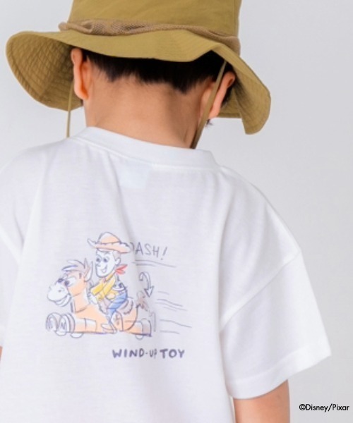 and D. petit main（アンドディープティマイン）の「【親子リンク】【Disney】Kidsトイストーリー/イラストTシャツ（Tシャツ/カットソー・キッズ・チャコール/ホワイト・100cm/140cm/120cm/150cm/110cm/130cm）」の7枚目の写真