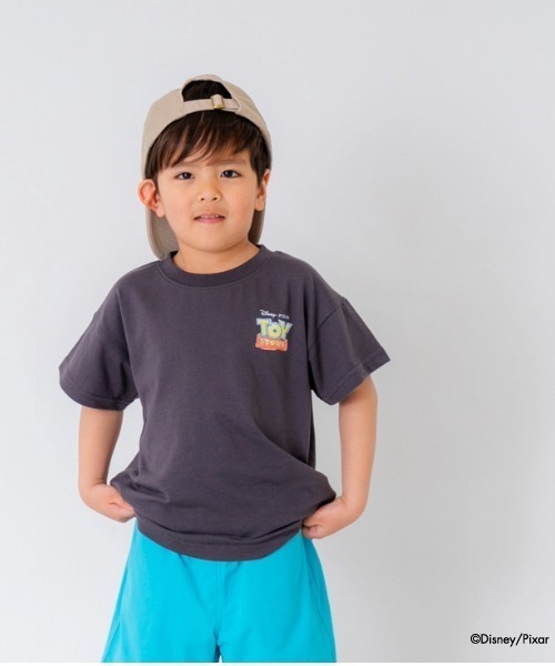 and D. petit main（アンドディープティマイン）の「【親子リンク】【Disney】Kidsトイストーリー/イラストTシャツ（Tシャツ/カットソー・キッズ・チャコール/ホワイト・100cm/140cm/120cm/150cm/110cm/130cm）」の8枚目の写真