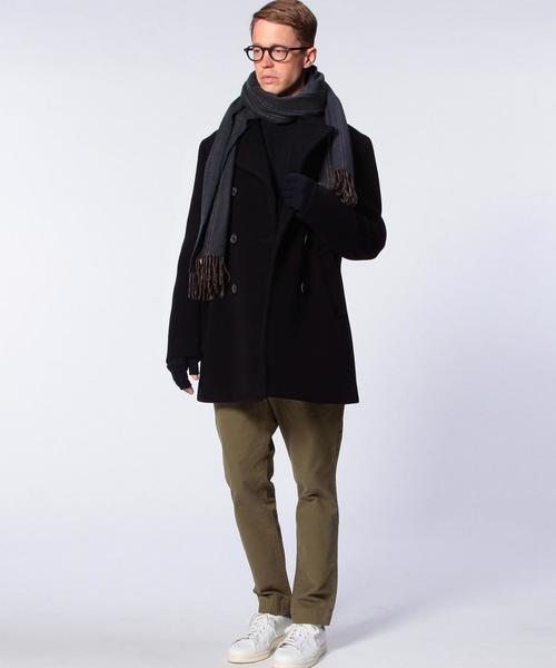 UNITED ARROWS（ユナイテッドアローズ）の「UAS ウール ダブル コート†（ピーコート・メンズ・ネイビー・X-SMALL/SMALL/LARGE/X-LARGE/MEDIUM）」の3枚目の写真