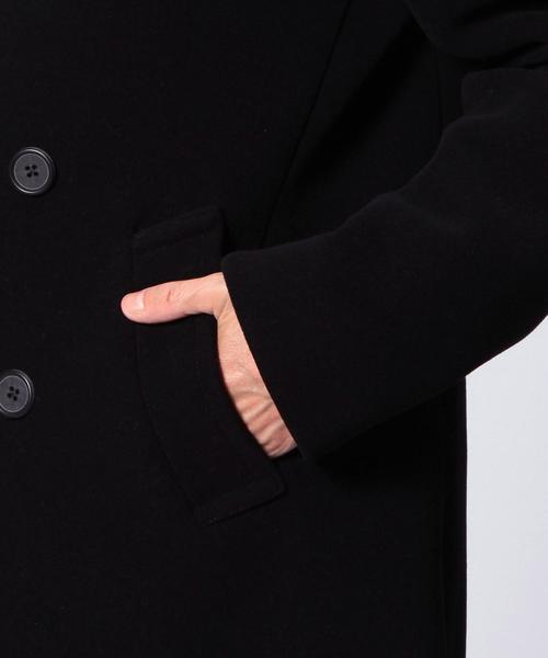 UNITED ARROWS（ユナイテッドアローズ）の「UAS ウール ダブル コート†（ピーコート・メンズ・ネイビー・X-SMALL/SMALL/LARGE/X-LARGE/MEDIUM）」の6枚目の写真