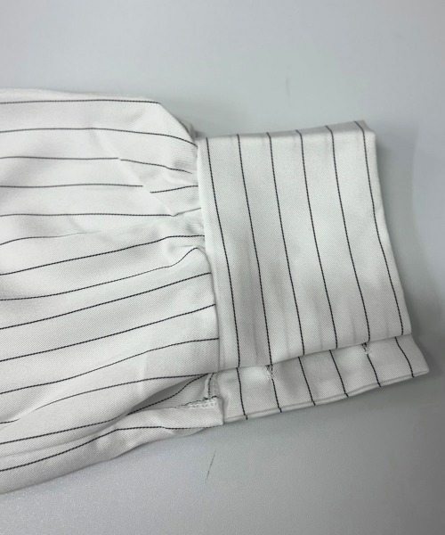 Miniministore(ミニミニストア)の「ストライプシャツブラウス レディース長袖(シャツ/ブラウス・レディース・ホワイト/ネイビー・FREE)」の10枚目の写真