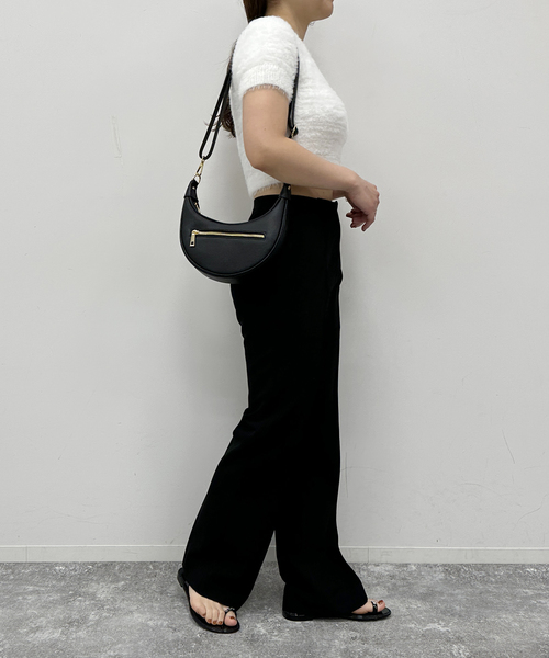 U by SPICK&SPAN（ユーバイスピックアンドスパン）の「ピンタックパンツ（スラックス・レディース・ブラック/チャコールグレー・36/38）」の13枚目の写真