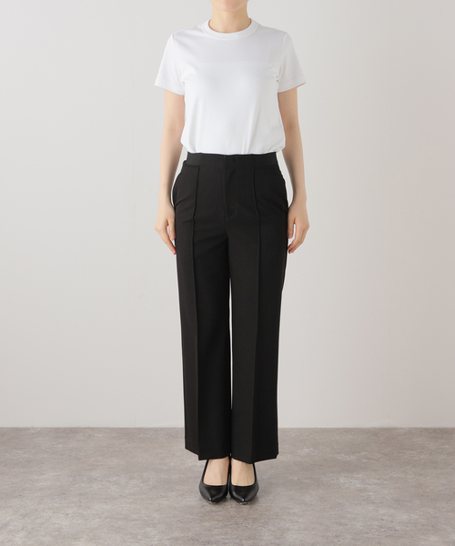 U by SPICK&SPAN（ユーバイスピックアンドスパン）の「ピンタックパンツ（スラックス・レディース・ブラック/チャコールグレー・36/38）」の21枚目の写真