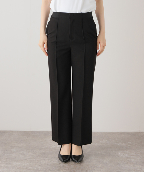 U by SPICK&SPAN（ユーバイスピックアンドスパン）の「ピンタックパンツ（スラックス・レディース・ブラック/チャコールグレー・36/38）」の22枚目の写真