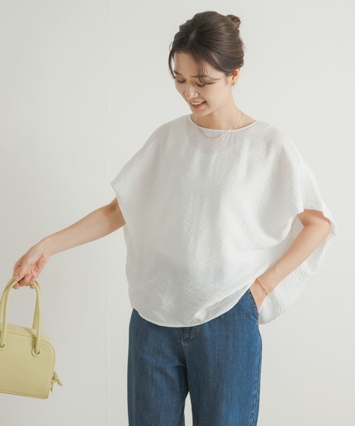 ☆今季、新品タグ付き☆DOORS リネンコクーンシルエットブラウス URBAN RESEARCH DOORS｜リネンコクーンシルエットブラウス