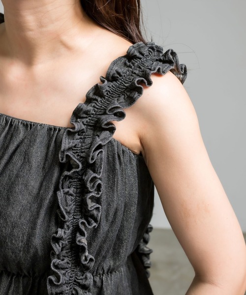 肩ひもフリルビスチェ（シャツ/ブラウス）｜OLIVE des OLIVE（オリーブ