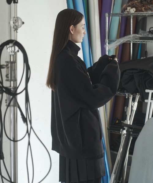 Utusiyo（ウツシヨ）の「drivers knit 愁（ニット/セーター・メンズ・ブラック/パープル・FREE）」の6枚目の写真