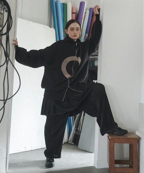 Utusiyo（ウツシヨ）の「drivers knit 愁（ニット/セーター・メンズ・ブラック/パープル・FREE）」の10枚目の写真