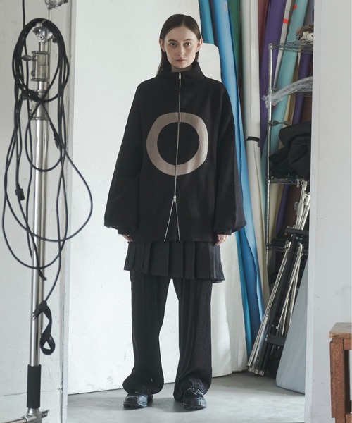 Utusiyo（ウツシヨ）の「drivers knit 愁（ニット/セーター・メンズ・ブラック/パープル・FREE）」の3枚目の写真