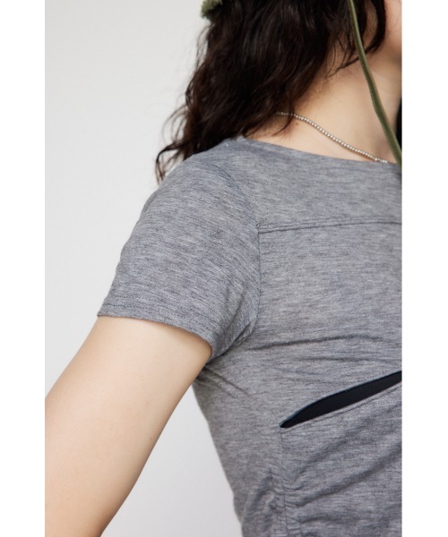 LAGUA GEM（ラグアジェム）の「SIDE GATHER CUT トップス（T