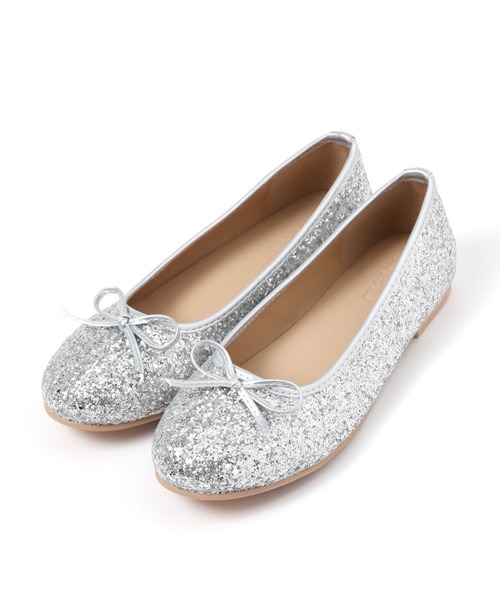 LAKOLE(ラコレ)の「【卒入式/オケージョンにも】キラキラアソートバレエ / 135007(パンプス・レディース・シルバー/ゴールド/ブラック・MEDIUM/LARGE)」の4枚目の写真