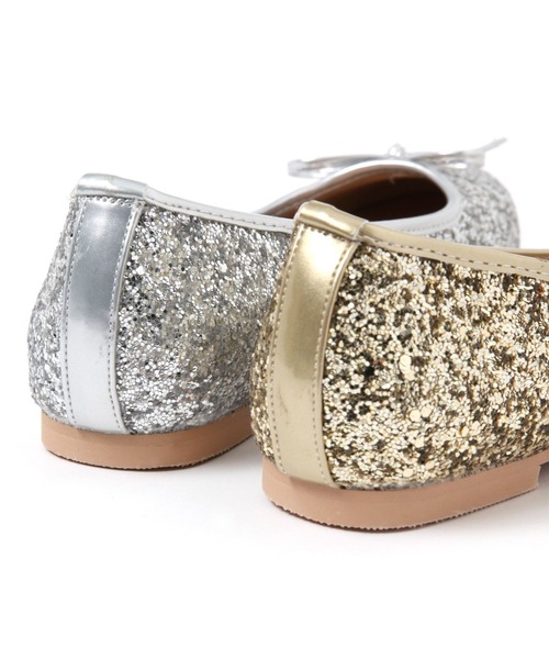 LAKOLE(ラコレ)の「【卒入式/オケージョンにも】キラキラアソートバレエ / 135007(パンプス・レディース・シルバー/ゴールド/ブラック・MEDIUM/LARGE)」の10枚目の写真