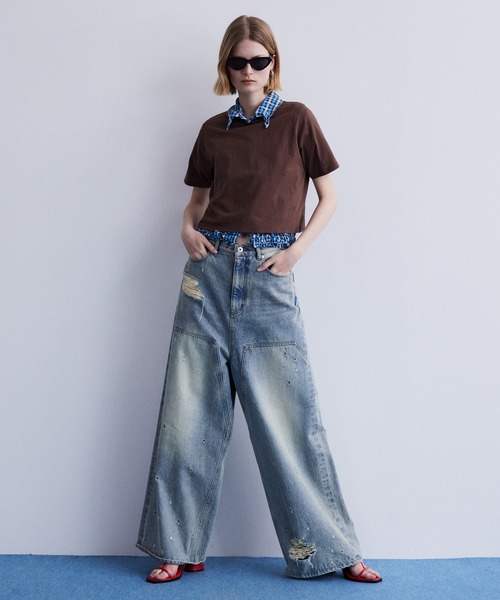 Baggy Denim Pants/デニムバギーパンツ（デニムパンツ）｜MAISON