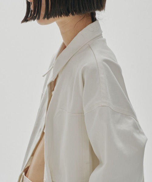 トップス Cottontwill Over Shirts WHT/F todayful TODAYFUL（トゥデイフル）の「Cottontwill Over Shirts（シャツ