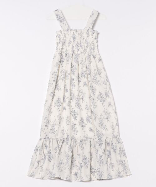 GORGE（ゴージ）の「《風になびく裾フリル》小花柄で魅せる旬顔ワンピ（ワンピース・レディース・ブルー/レッド/ブラック/アイボリー/オフホワイト/ブラック×ホワイト・F）」の22枚目の写真