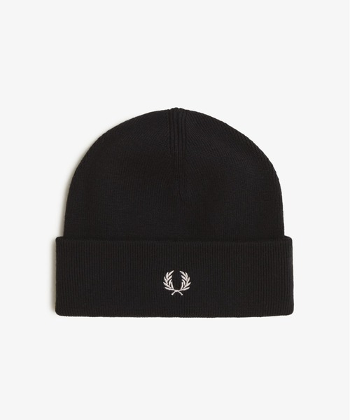FRED PERRY（フレッドペリー）の「Classic Beanie／ニットビーニー（ニットキャップ/ビーニー・レディース・ブラック/ネイビー/ブラック系その他・ONE SIZE）」の8枚目の写真